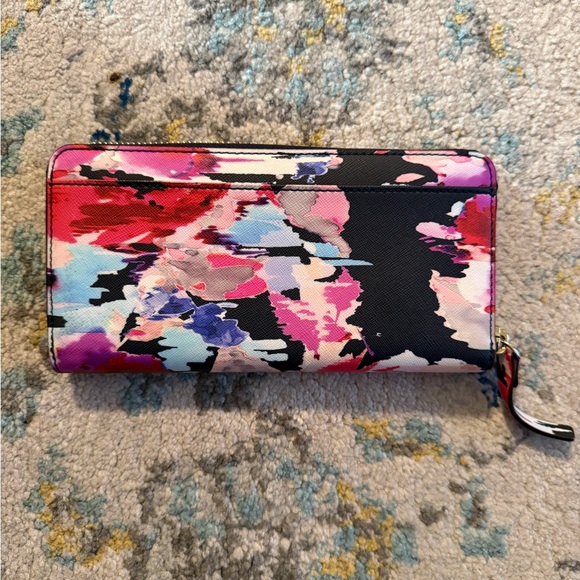 Kate Spade Red and Pink Floral Clutch - Picture 4 of 7